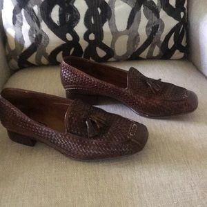 Italian leather brown shoes